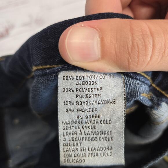 Vintage Casual Corner Jeans Women Sz 4 Stretch Bootcut High Rise Denim Dark Wash - Picture 6 of 11